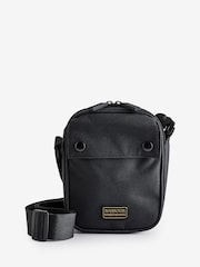 Barbour® International Knockhill Essential Crossbody Black Bag - Image 1 of 6