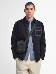 Barbour® International Knockhill Essential Crossbody Black Bag - Image 6 of 6