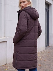 Roman Brown Petite Puffer Coat - Image 3 of 4