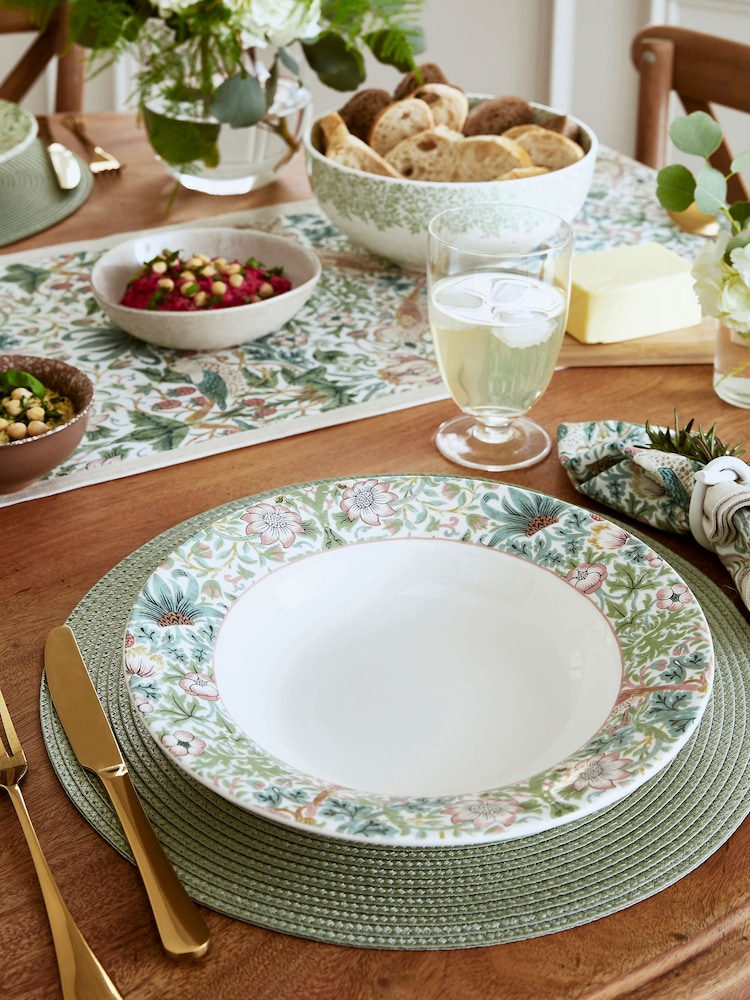 Morris & Co Set of 4 Pasta Bowls - Image 2 of 6