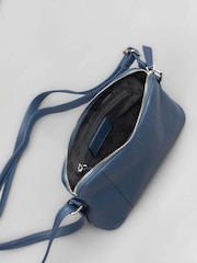 Lakeland Leather Blue Light Alston Curved Cross-Body Bag - Image 4 of 6