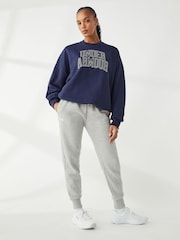 Under Armour Grey Rival Fleece Joggers - Image 2 of 5
