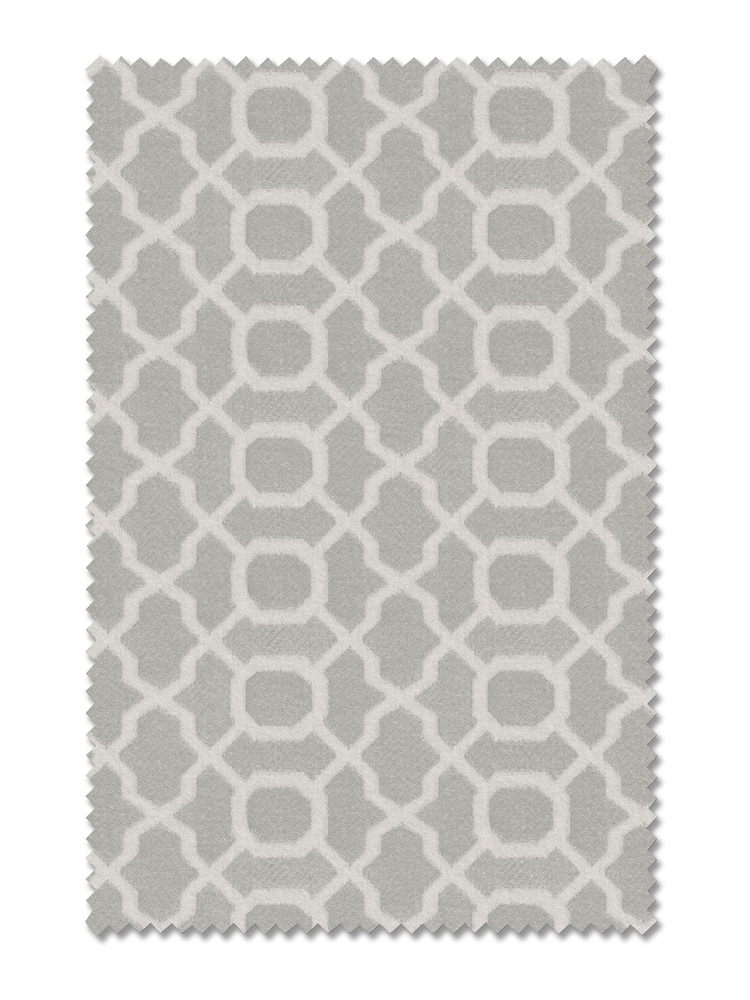 Light Grey Woven Geo Made To Measure Roman Blind - Image 6 of 6