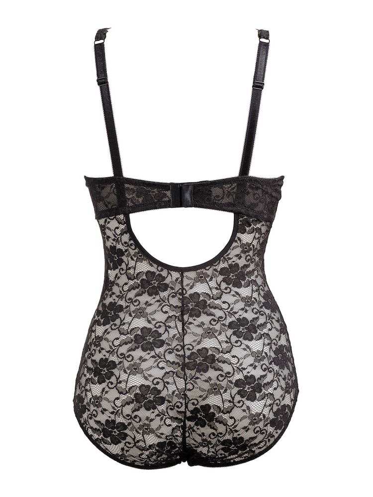 Pour Moi Black Rebel Padded Plunge Body - Image 3 of 3