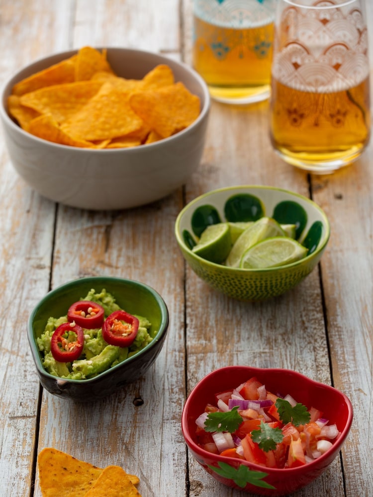 Typhoon World Foods 12cm Avocado, Tomato & Lime Bowls - Image 1 of 5