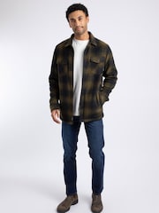 그린 - Weird Fish Tyburn Check Fleece Jacket - 7의 이미지 4