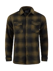 그린 - Weird Fish Tyburn Check Fleece Jacket - 7의 이미지 6