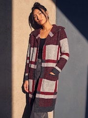 Roman Check Cardigan - 4суретінің 1 суреті