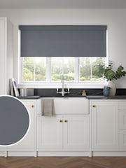 Charcoal Grey Solstice Made to Measure Blackout Roller Blind - Image 1 of 6