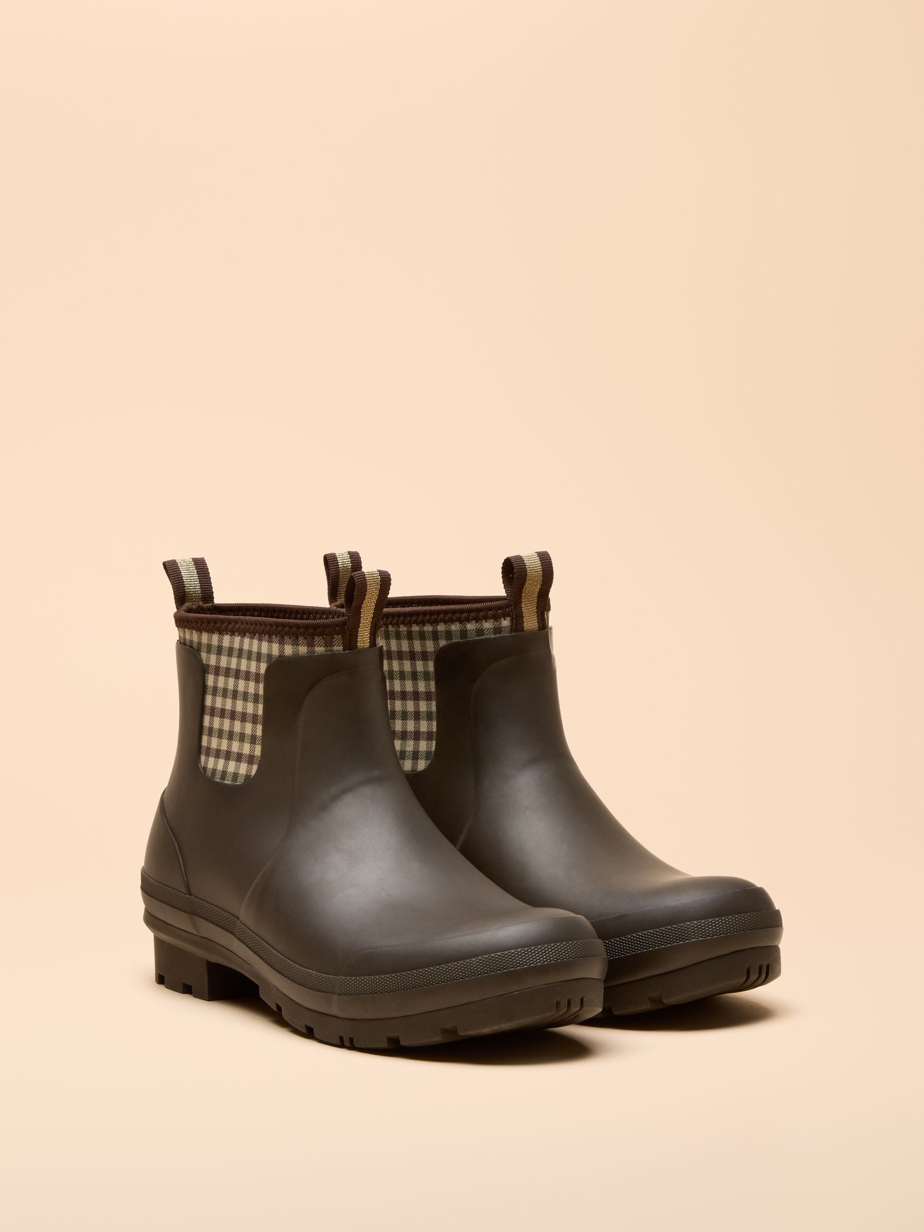 Buy Joules Foxton Chocolate Brown Neoprene Lined Ankle Wellies from Next USA