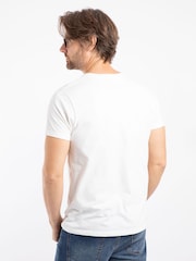 Weird Fish Cream Fished Branded Cotton T-Shirt - Image 3 of 7
