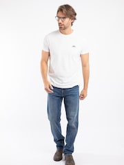 Weird Fish Cream Fished Branded Cotton T-Shirt - Image 4 of 7
