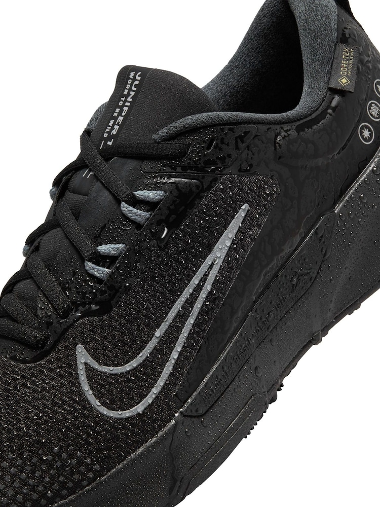 Nike Black Juniper Trail 2 Gore-Tex Trail Running Trainers - Image 7 of 9