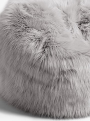 Grey Arctic Cosy Faux Fur Bean Bag - Image 2 of 6