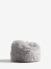 Grey Arctic Cosy Faux Fur Bean Bag - Image 6 of 6