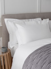 Set of 2 White 400 Thread Count 100% Egyptian Cotton Pillowcases - Image 1 of 1