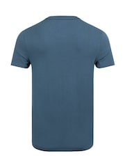 أزرق - Weird Fish Big Fish Front Print Graphic T-Shirt - صورة 6 من 6