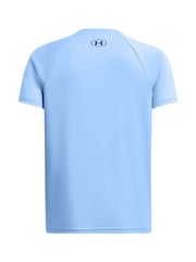 Under Armour Blue Chrome Tech Big Logo Short Sleeve T-Shirt - Image 2 of 2