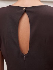 Roman Brown Fit And Flare Dress - Image 4 of 4