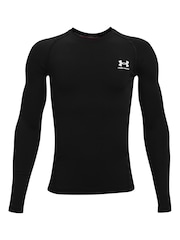 Черный - Футболка с длинным рукавом Under Armour HeatGear - Изображение 1 из 2