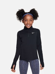 Čierna - Nike Dri-FIT Long Sleeve Half Zip Top - Obrázok 1 z 6