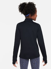 Čierna - Nike Dri-FIT Long Sleeve Half Zip Top - Obrázok 2 z 6