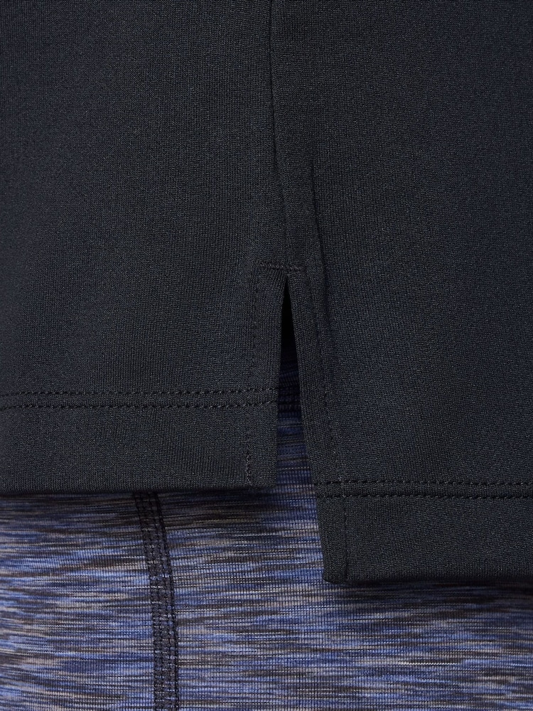 Nike Black Dri-FIT Long Sleeve Half Zip Top - Image 6 of 7
