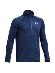 Under Armour Blue Youth Tech 2.0 1/2 Zip 100% Cotton Sweatshirt - Image 3 of 3