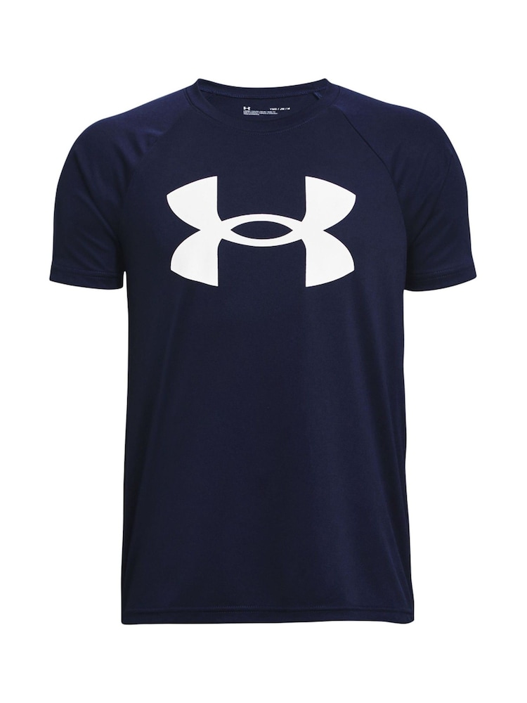 تيشرت بشعار كبير بكم قصير من Under Armour - صورة 1 من 2