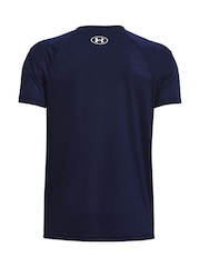 تيشرت بشعار كبير بكم قصير من Under Armour - صورة 2 من 2