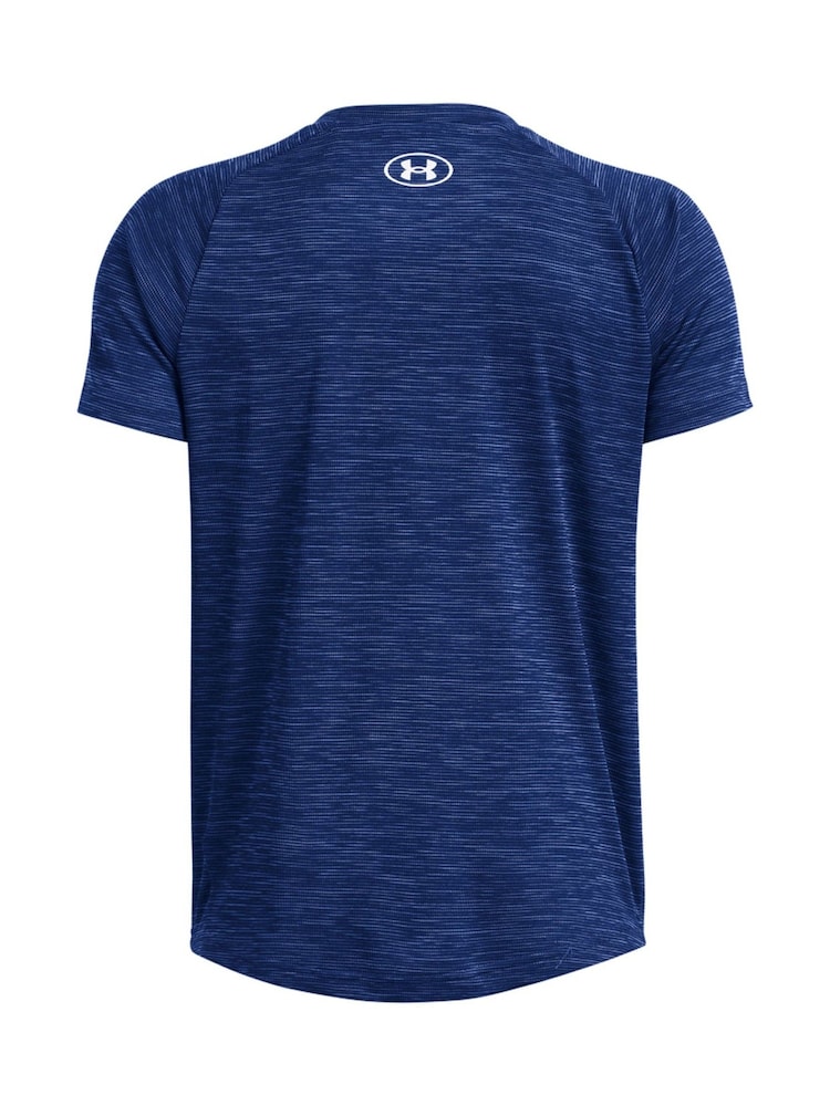 Under Armour Blue Tech Textured T-Shirt - Image 2 of 3