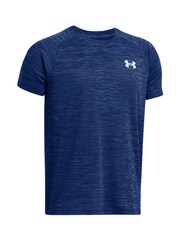 Under Armour Blue Tech Textured T-Shirt - Image 3 of 3