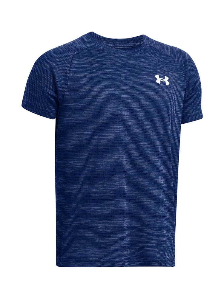 Under Armour Blue Tech Textured T-Shirt - Image 3 of 3
