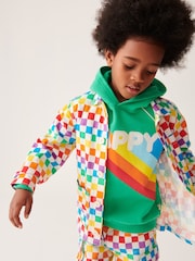 Little Bird by Jools Oliver Multi 100% Cotton Checkerboard Shacket - Image 15 of 20