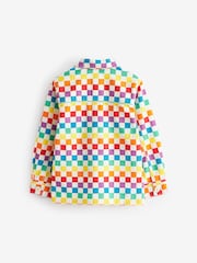 Little Bird by Jools Oliver Multi 100% Cotton Checkerboard Shacket - Image 18 of 20