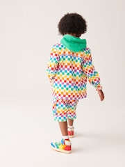 Little Bird by Jools Oliver Multi 100% Cotton Checkerboard Shacket - Image 3 of 20