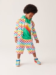 Little Bird by Jools Oliver Multi 100% Cotton Checkerboard Shacket - Image 5 of 20