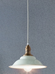 Pacific Gold Macchiato Metal Cafe Ceiling Light Pendant - Image 1 of 2