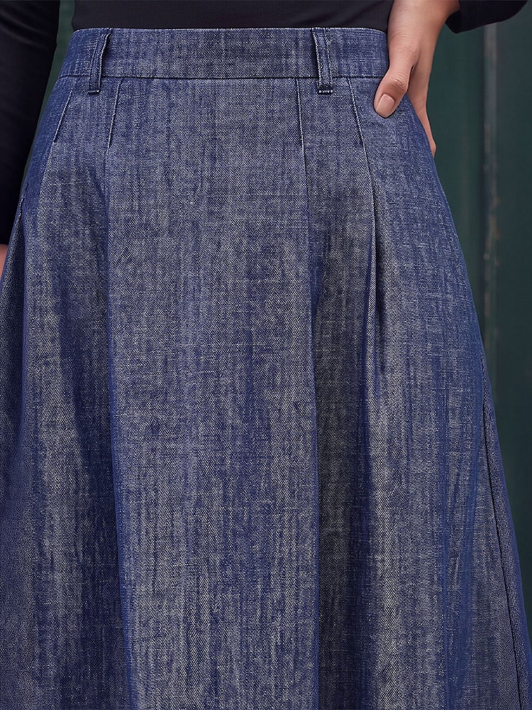 Falda acampanada de denim de Roman - Imagen 4 de 4