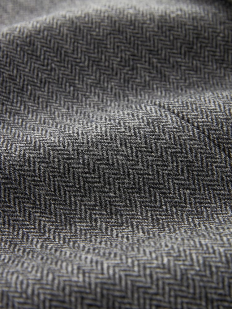 Barbour® Grey Herringbone Waistcoat - Image 13 of 13