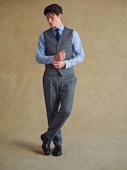 Barbour® Grey Herringbone Waistcoat - Image 2 of 13