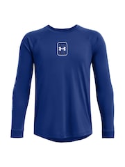Under Armour Blue Baseline T-Shirt - Image 1 of 3