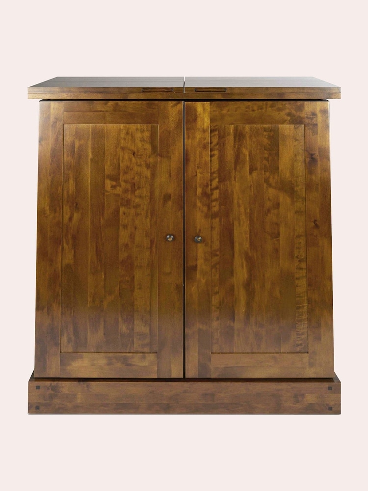 Laura Ashley Dark Chestnut Garrat Drinks Cabinet - Image 2 of 5