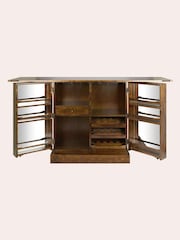 Laura Ashley Dark Chestnut Garrat Drinks Cabinet - Image 4 of 5