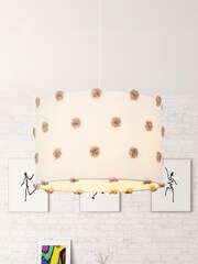 Searchlight Grey Jan Pom Pom Shade - Image 1 of 4