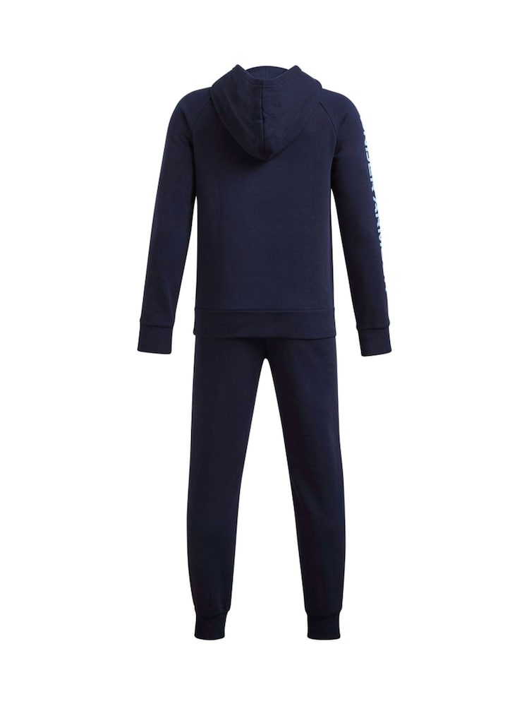 Under Armour Blue Rival Fleece Tracksuit - Image 2 of 3
