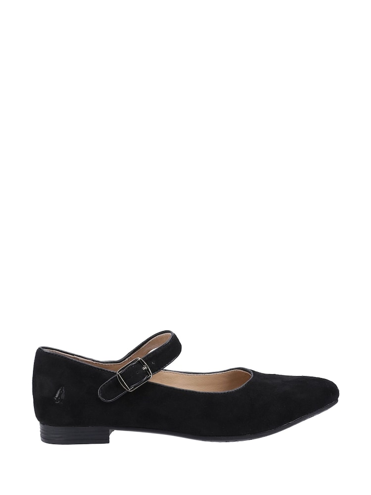 Schwarzer Samt - Hush Puppies Melissa Riemchenschuhe - Bild 4 von 4