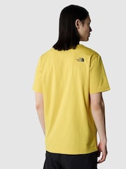 The North Face Yellow Never Stop Exploring 100% Cotton T-Shirt - Image 2 of 4