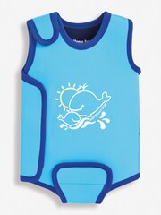 Bleu - Combinaison de plongée JoJo Maman Bébé color block pour bébé - Image 1 de 1