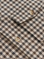 Reiss Chocolate Multi Tremont Junior Brushed Checked Overshirt - Image 6 of 6